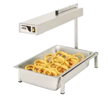 APW Wyott French Fry Warmer, portable, tubular metal heater rod, holds 12" x 20" of fractional pans (pans not included), stainless steel construction, NSF