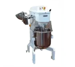 Doyon Planetary Mixer, floor model, 40 quart capacity, 20 speeds, with independent standard #12 attachment hub for vegetable slicer, stainless steel bowl, safety guard, dough hook, whip and flat beater, cast iron frame with enamel coated steel finish, 3 HP, 208-240v/60/1-ph, 12 amps, NEMA 6-15P